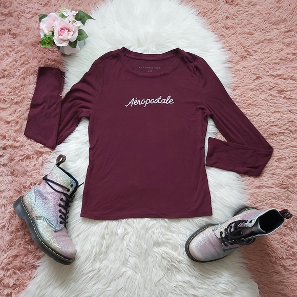 Aeropostale Tops - 2/$15 Aeropostale Ribbed Jersey Shirt Top